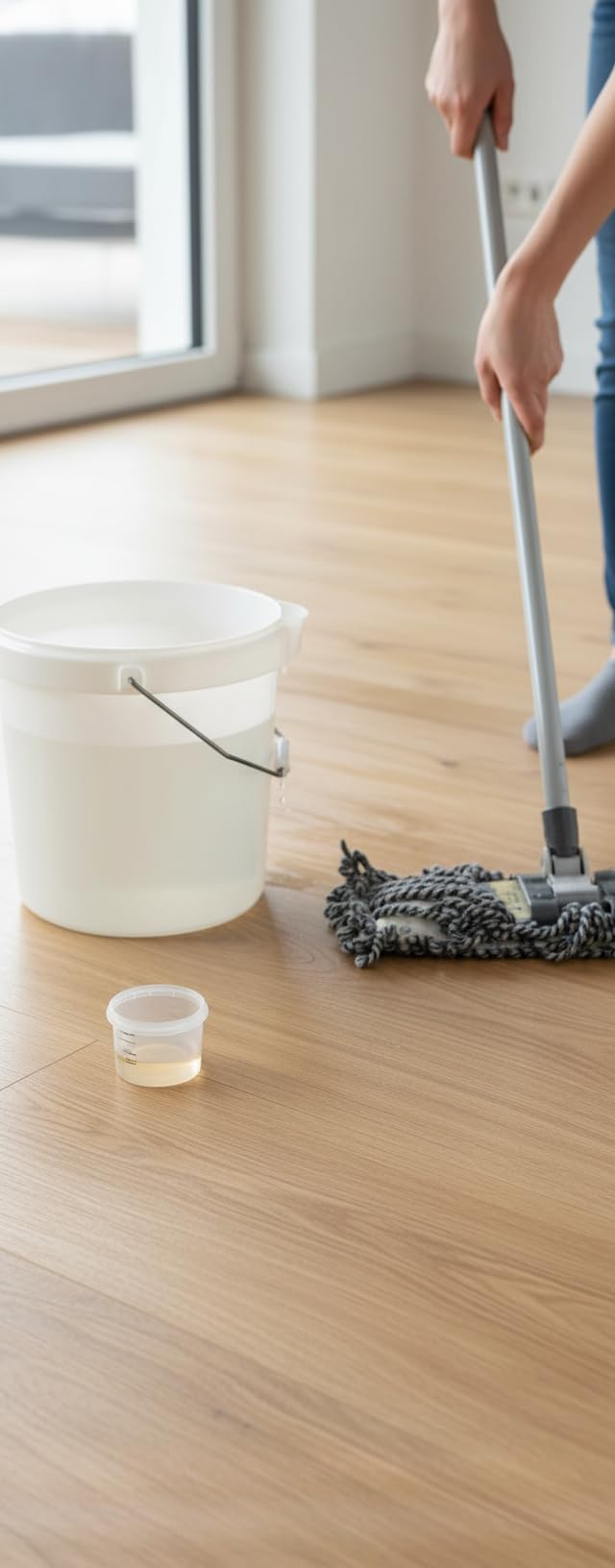 Limpiador de Suelos y Parqué Concentrado de 5 Litros para Laminado | Fórmula alemana de limpieza sin rayas y aroma fresco. Ideal para el cuidado profesional de superficies de madera o laminadas.