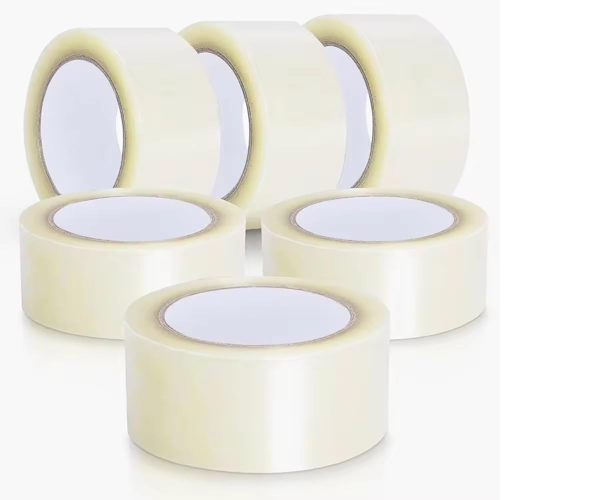 NovatoStar Parcel Tape Strong Heavy Duty General Purpose Packing Tape rolls, 48mm x 60m