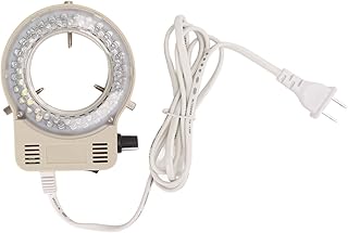 Adjustable LED Ring Light Microscope Illuminator Ring LED Light Source for Stereo Microscope Camera US Plug 100‑240V