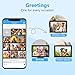 SSAWIFIFRAME Digital Photo Frame 10.1 inch WiFi Digital Picture Frame IPS Touch Screen 32GB Storage Auto-Rotate Easy Setup to Share Photos & Videos via SSA WiFi Frame App from Anywhere