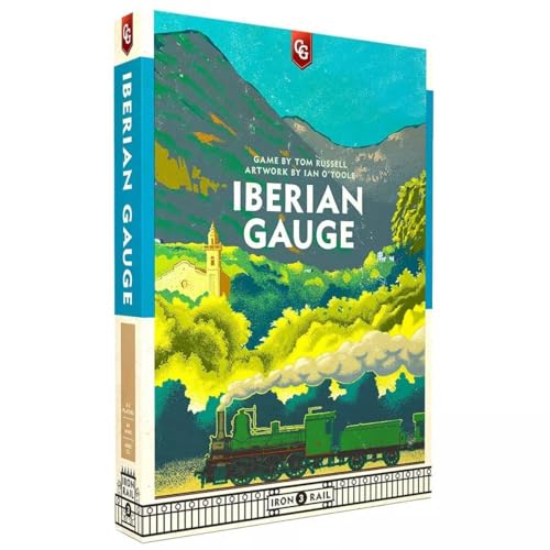 Capstone Games | Iron Rail 3 Iberian Gauge | Board Game | Base Game | 3 to 5 Players Ages 12+