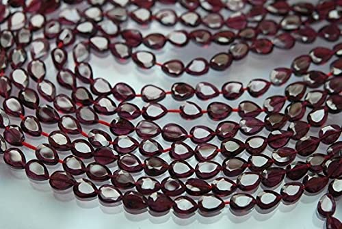 Grenat naturel facetté poire pour créer vos bijoux d'automne au style bohème chic