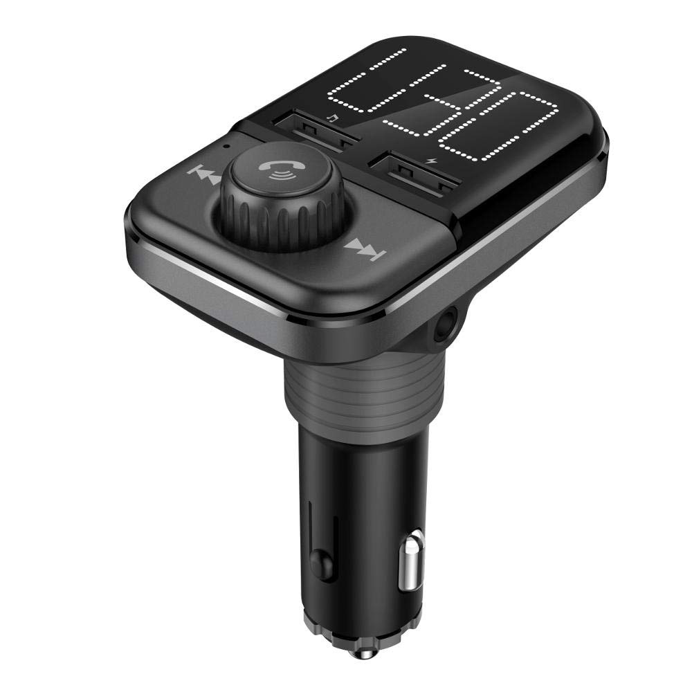 Quelima Bt72 Color Screen Screen Bluetooth MP3 Car Transmetteur FM Voiture Bluetooth QC3.0 Handsfree Charge Rapide