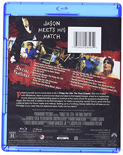 Friday the 13th: The Final Chapter Blu-ray edición con el metraje original 3