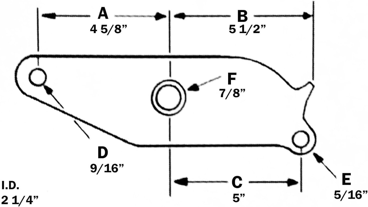 Equalizer 10" Slipper 33" Trailer Axle Fish 2" Spring Swan Bolts Compatible with Dexter 013-004-00-KIT 13-4