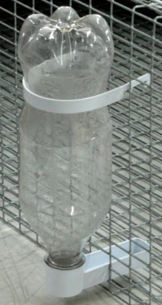 Universal Pop Bottle Waterer Water Bottle Fountain Poultry Chickens Quail Birds (12)