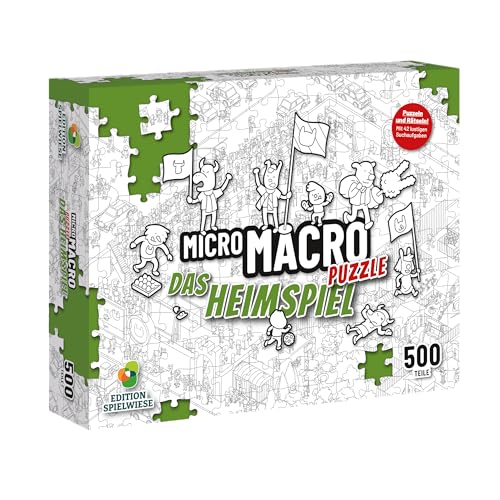 Edition SPIELWIESE MicroMacro Puzzle: Heimspiel Puzzle für kreative Entdecker Detektivspiel 40 spannende 2 Fälle zum Download Für 1 Spieler ab 6 Jahren