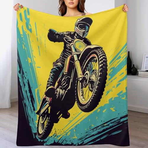 Manta de franela estampada 3D de 130x180 cm suave para sofá 2
