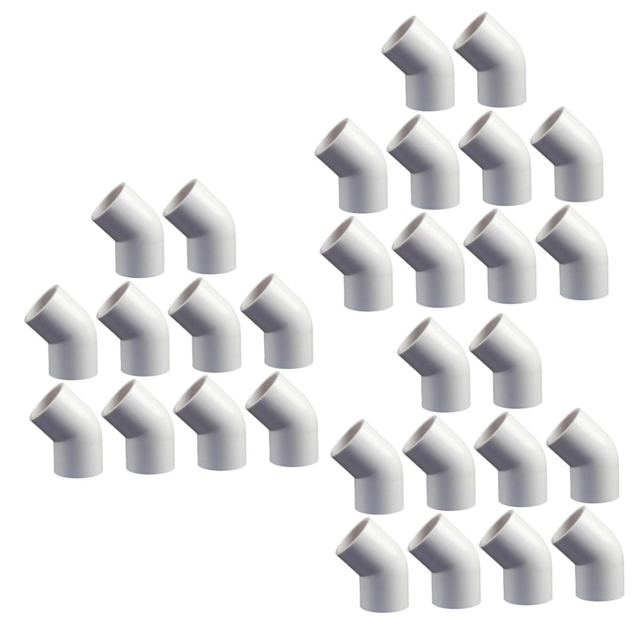 PRETYZOOM 3 Set Connettore Angolare Pvc Per Applicazioni E Giardinaggio Resistente E Facile Da Installare 10 Pezzi*3