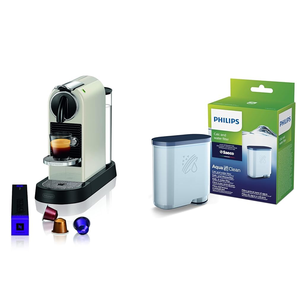 Nespresso Citiz Maschine + Philips AquaClean Filter – Entkalken Bis 5000 Tassen