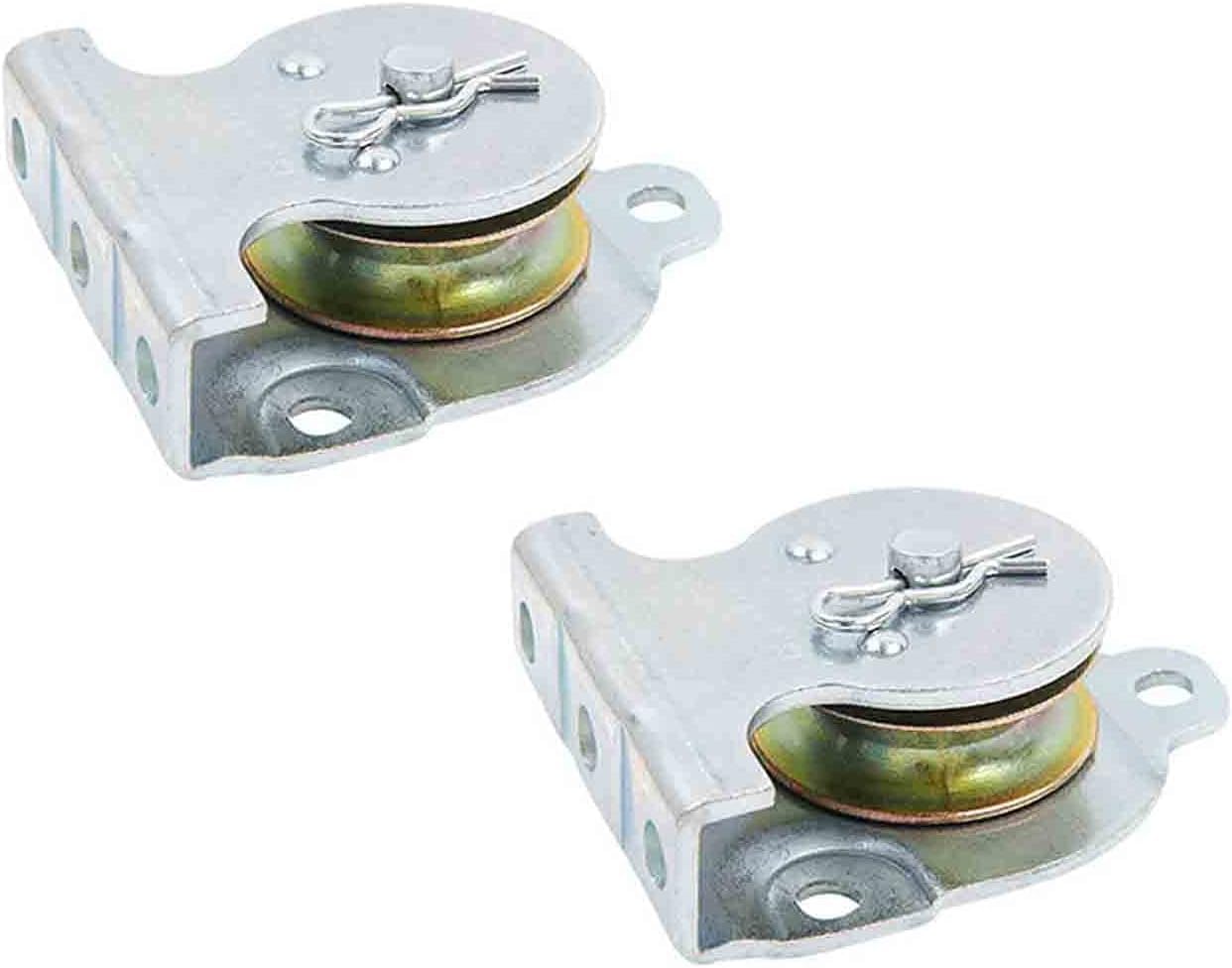 Seilzugsystem für Outdoor-Sportarten, 2 feste Stahllegierungen, einfache Riemenscheiben für schweres Heben, Metallseilrolle für Klettern, Takelage und Training