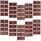 TOVINANNA 10 Blatt Leder Bibelregisterkarten mit Goldprägung Kleine Praktische Bibelindex Aufkleber für Bibelstudium und Organisation Braun 80 Stück 66 Index 14 Blanko