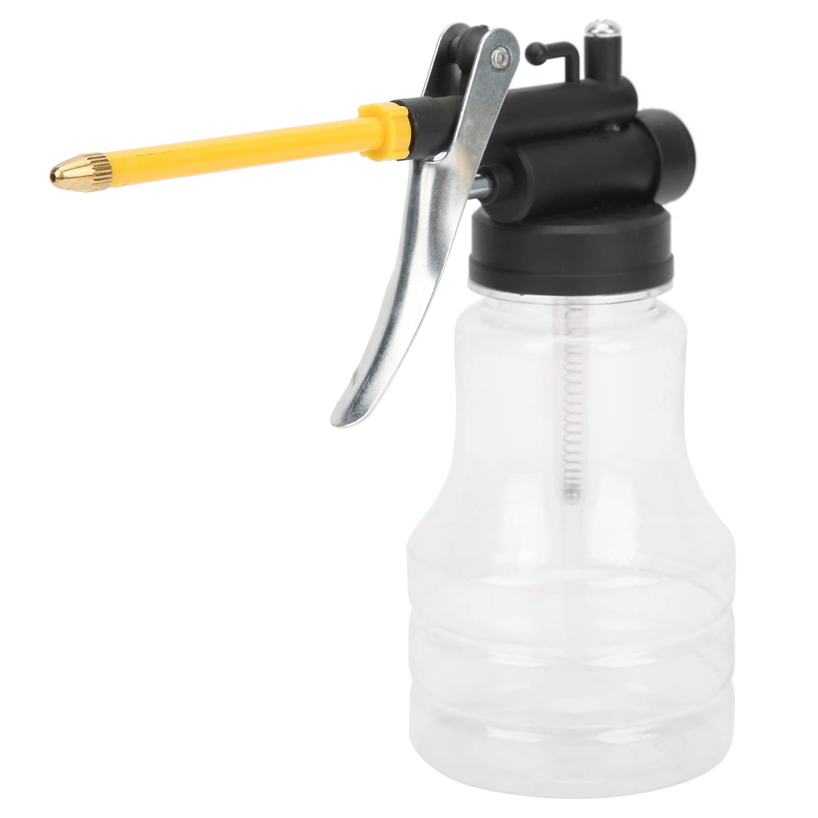 Respicefinem Machine Oil Pot High Pressure Manual Transparent Oiler For Home Use With New Hydraulic Technology Super Pressure Fast Oiling 250ml Tube (Short tube)