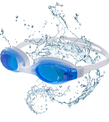 RABIGALA Schwimmbrille für Junior, Herren, Damen, Hellblau Cover