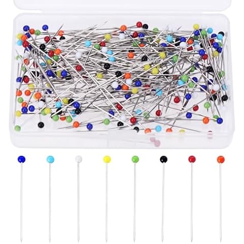 Coptiner Coloured Head Sewing Pins Set Cover
