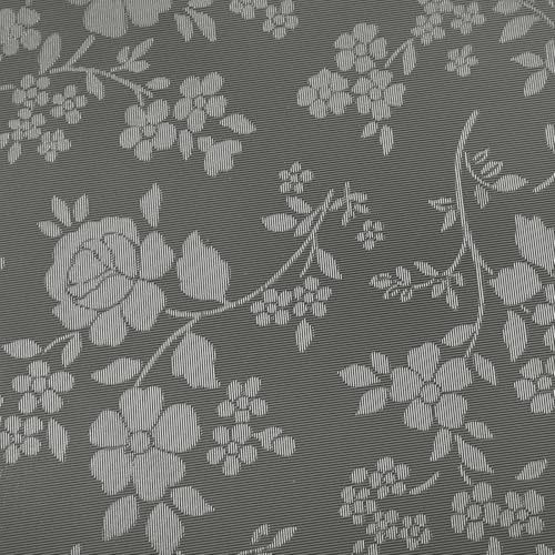 Image of Smiry Rectangle Waterproof Heavy Duty Vinyl Tablecloths, 60 x 120 Inch | Wipeable Washable Floral Embossed Table Cover for Kitchen and Dining Room, Indoor & Outdoor Use, Dark gray