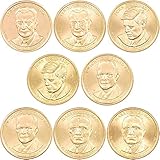 2015 P&D Presidential Dollar 8 Coin Set BU Uncirculated Mint State $1
