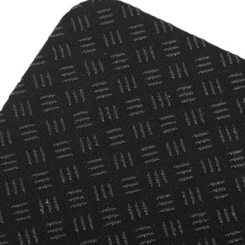 4 piezas de almohadillas negras de absorción de impactos de PU para cinta de correr y bicicleta estática miniatura 3
