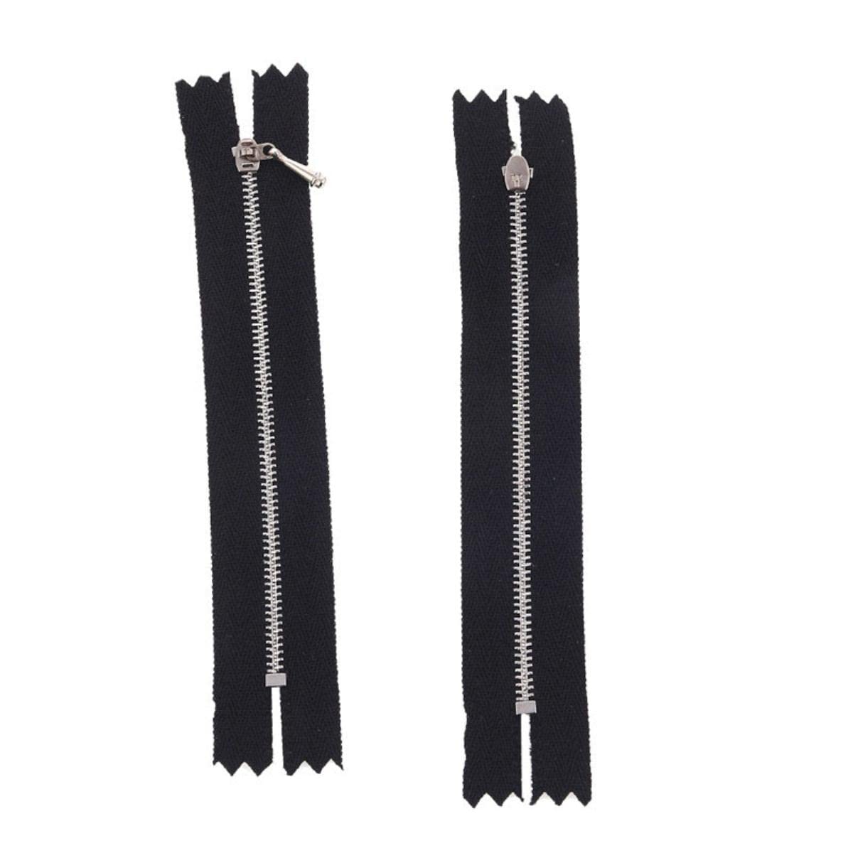 Estrattore Ziper, fissatore di cerniere, Sliders Zipper,Sewing Zips,Ended Zip Fasteners,3pcs Mini Zipper Doll Clothing Zipper DIY Handmade Sewing Zippers for Bags Scrapbooking Garment