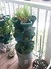 Mr. Stacky 1305-HG 5-Tier Stackable Strawberry, Herb, Flower, & Vegetable Planter - Vertical Gardening Indoor / Outdoor Stacking Garden Pots Hunter Green, 22.5 Quarts #4