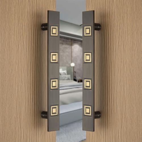 Image of COMPASS 12 inch Brass Main Door Handle | Door Handles for Main Door | Pull Handles for All The Doors of House | Office | Hotels | PH-257 (Pack of 1, Antique Finish)