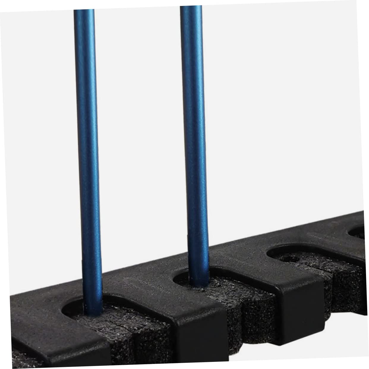 POPETPOP Rod Holders Set 4 Fishing Rod Storage Bracket Wall-mounted Rack Sturdy Lightweight Corrosion Proof Organized Space-saving