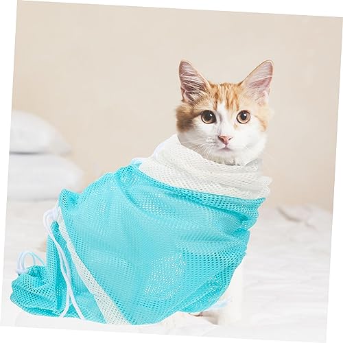 3 Pçs Saco De Lavagem De Gato Acessórios De Banho Acessórios De Banho Portátil Saco De Banho Saco De