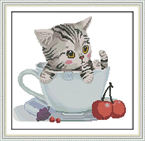Kit d'art diamant chaton pour s'offrir un moment de détente
