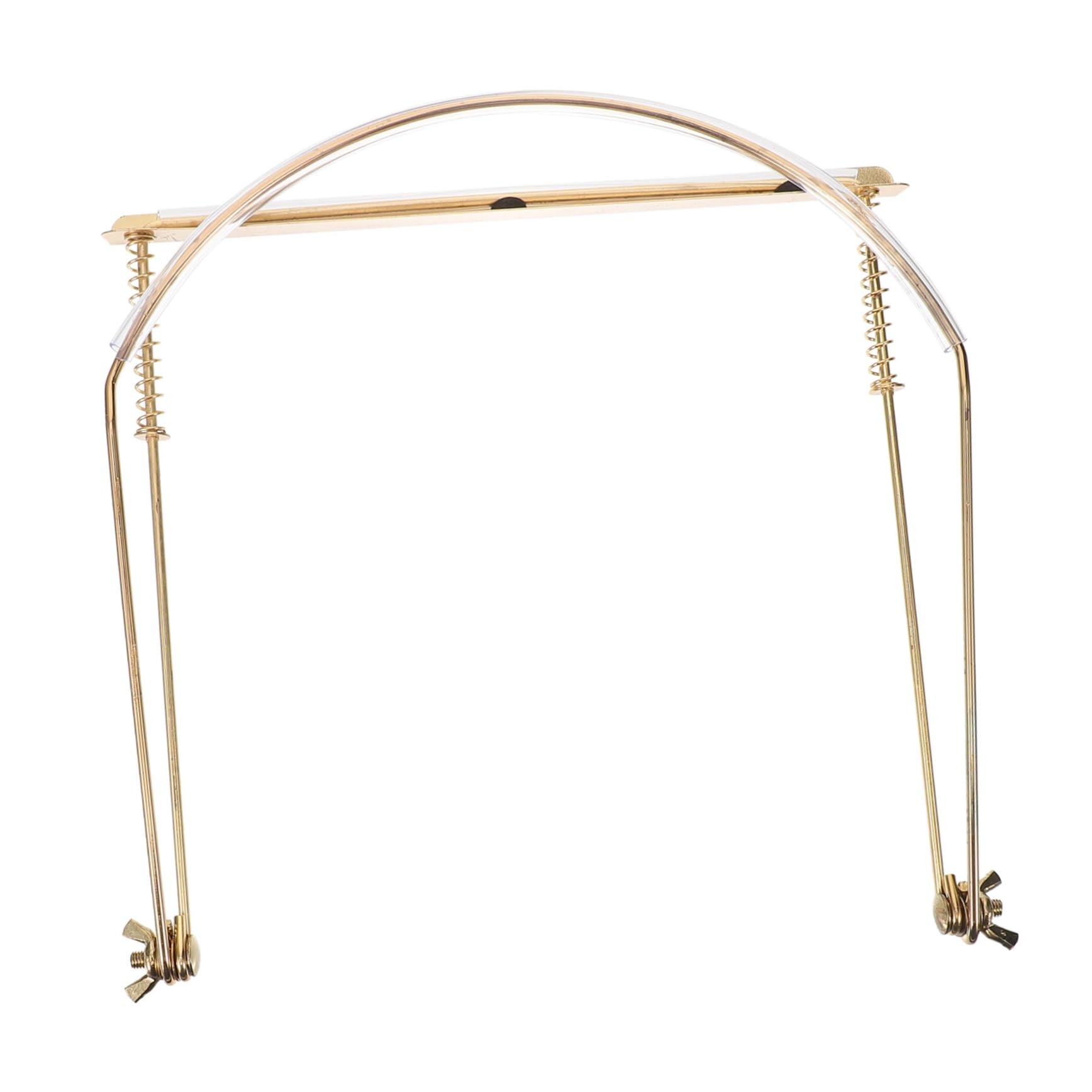 ibasenice Metal Harmonica Neck Holder 24-hole Stand for Mouth Organ Strong Durable Rack for Harmonica Comb