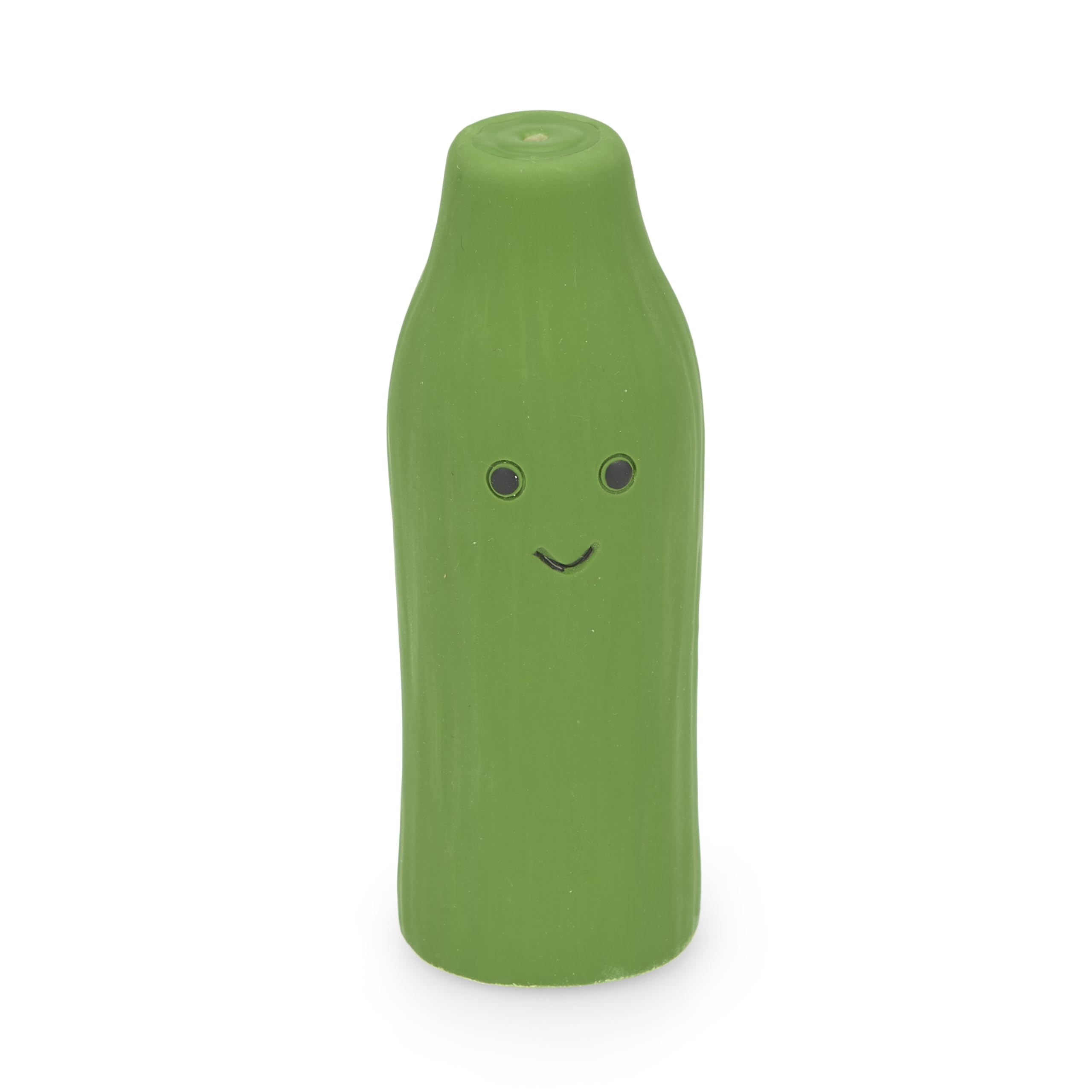 Petface Foodie Faces Cucumber Latex Dog Toy, Durable Fetch Toy, Large (Pack of 1)