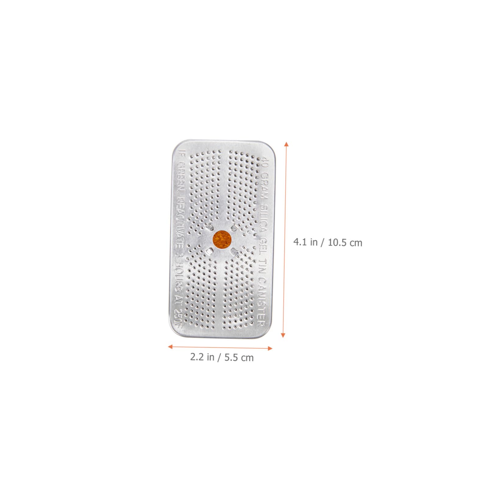 Alasum Sicherer Feuchtigkeitsabsorber 5 Stück Packung Wiederverwendbar 40g Silicagel Trockenmittel Aluminiumdose mit Farbwechsel Indikator für Tresore und Schuhschränke