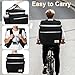 Wigojoy Food Delivery Backpack, Expandable Delivery Backpacks for Hot/Cold with Reflective Strips and Cup Holder. Bike Delivery Bag Backpack Suitable for Uber Eats, DoorDash, and Camping