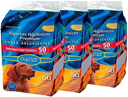 Tapete Higiênico Chalesco 50, Ultra Pads, Kit Econômico, Absorção...