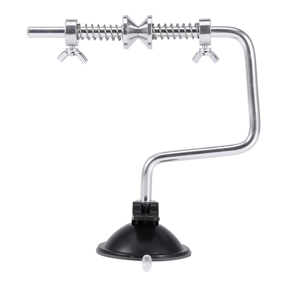 Bobina De Línea De Pesca Y Carrete De Pesca Portátil En Aluminio Para Cualquier Tamaño - Color Plata
