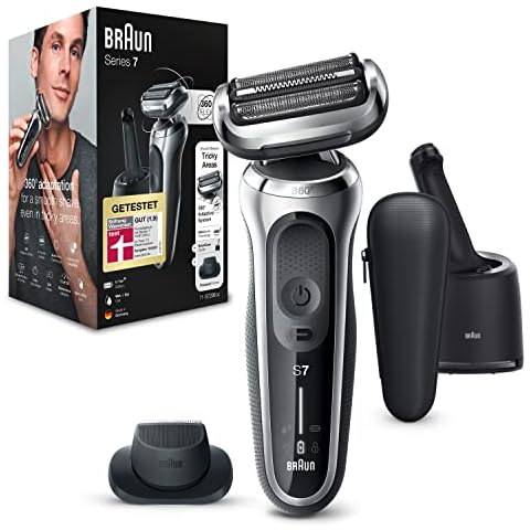 Braun Series 7 Rasierer Herren mit EasyClick Aufsatz, Elektrorasierer & Präzisionstrimmer Cover