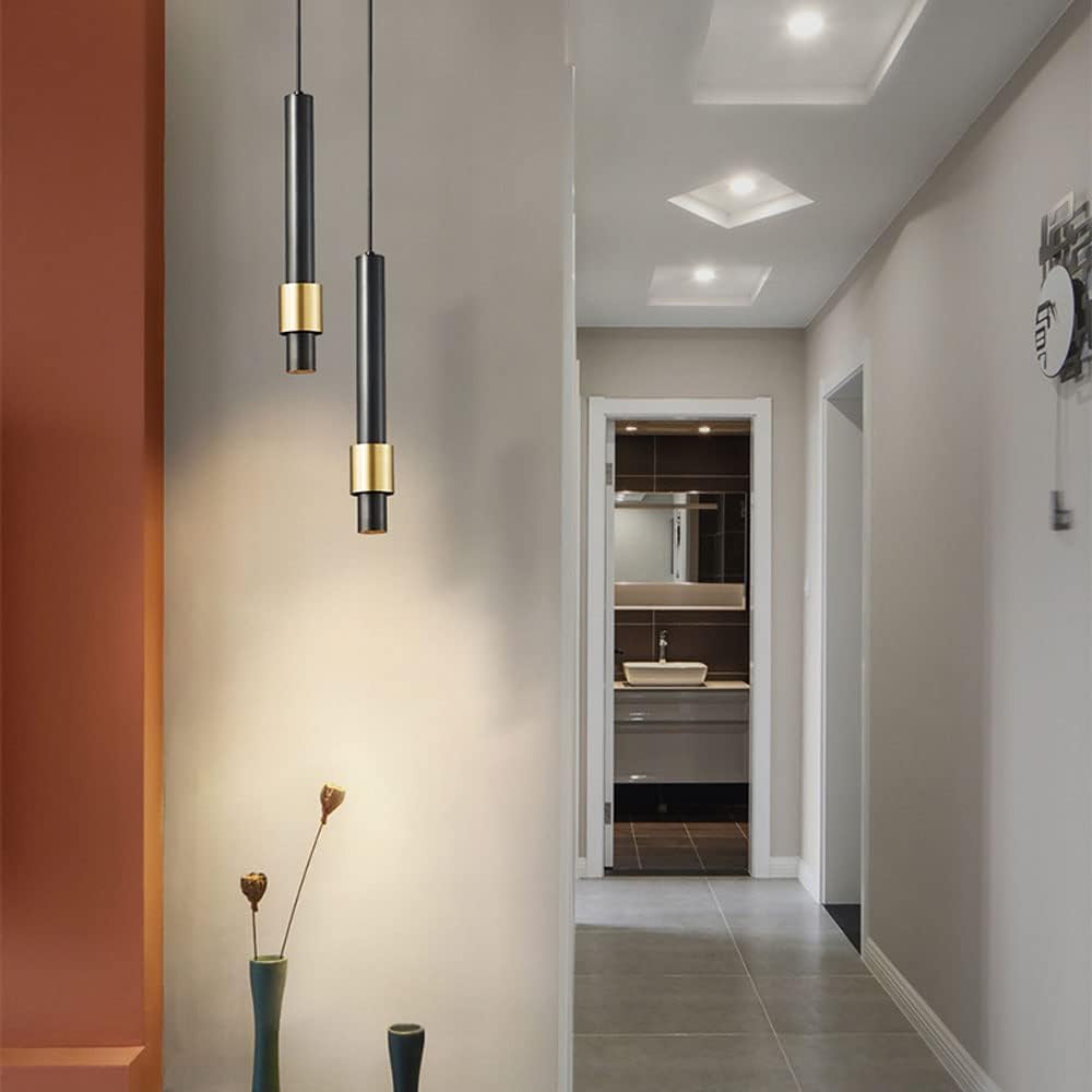 産業用ブラスペンダントライトライトダム可能な天井スポットライトコブ3Wノルディックベッドサイドペンダント照明器具バーベッドルーム背景