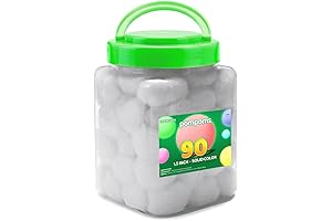 Eppingwin Big White Pom Poms for Crafts