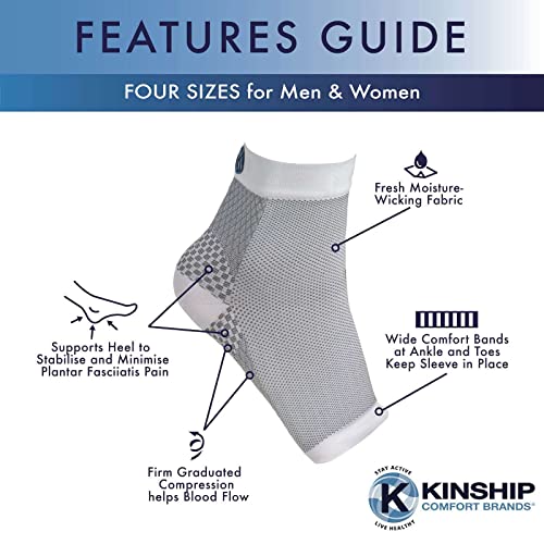 Image of Plantar Fasciitis Compression Socks for Men & Women for Neuropathy & Foot Heel Pain Relief, Arch Support, Improves Blood Flow & Reduces Swelling | 1 Pair