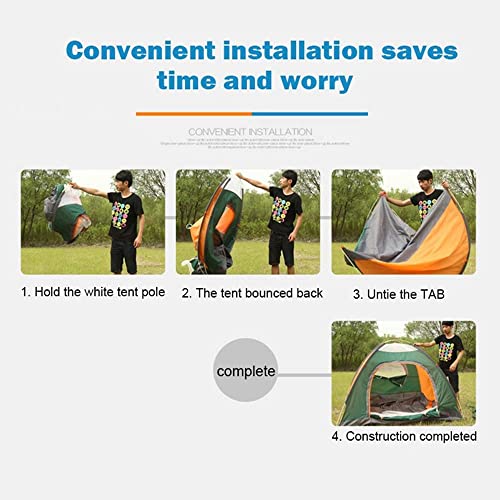 Carpa automática pop up impermeable para camping 2-3 personas miniatura 5