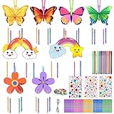 Photo Gallery set di 76 scacciapensieri per bambini, set fai da te per bambini, fai da te in legno, fai da te, giochi di compleanno per bambini, con penna ad acquerello, adesivi con pietre preziose per ragazze Photo Gallery set di 76 scacciapensieri per bambini, set fai da te per bambini, fai da te in legno, fai da te, giochi di compleanno per bambini, con penna ad acquerello, adesivi con pietre preziose per ragazze