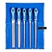 Produktbild PFERD Werkstattfeilen-Set in PVC-Rolltasche, 5 Feilen, Kreuzhieb H1, 250mm, 11800541  für die grobe Zerspanung und zum Schruppen geeignet