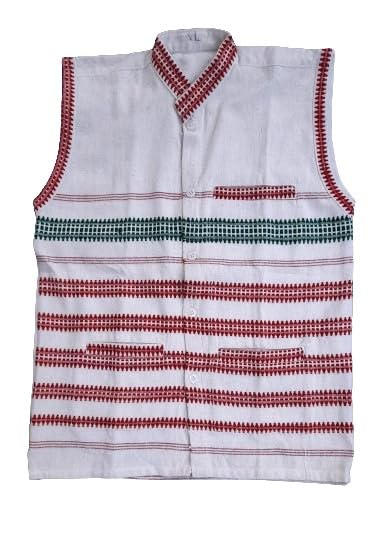 Cotton Handloom Bandi/Jacket (Sleeveless) for Men-picture-14