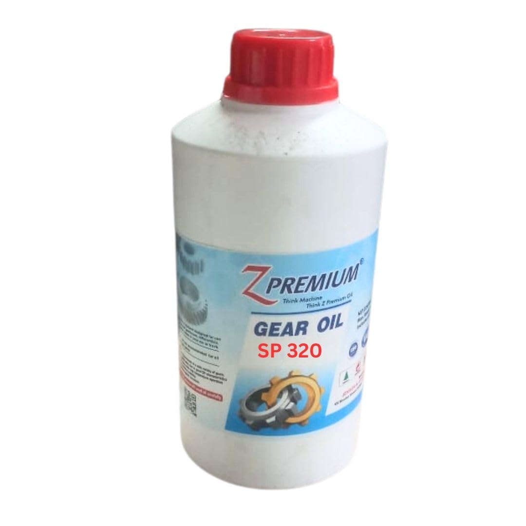 ZPremium Synthetic Gear Oil SP 320 Gear Boxes & Gear Drives Heavy Machinery Hydraulic System Thermal Stability Corrosion Protection Mining Equipment -1 Litre-image-39