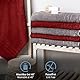 Komfortec 2er Saunatuch Set 70x200 cm aus 100% Baumwolle, XXL-Saunatücher, Sauna Handtuch, Weich, Groß, Frottee, Schnelltrocknend, Anhtrazit Grau/Aurorarot