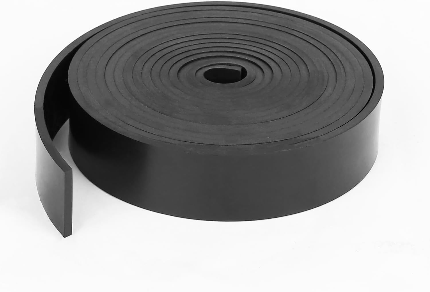 WochiTV Solid Rubber Strips Rolls, 1" Wide x 1/8" Thick x 120" Long Neoprene Rubber Sheets Perfect for DIY Gasket Material, Sealing, Liner, Shield, Padding, Mat