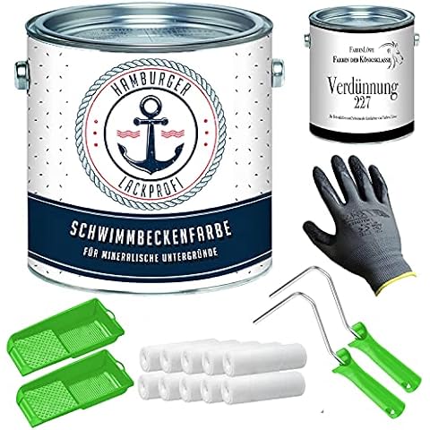 Pintura para piscina SEIDENMATT castaño RAL 8015 marrón para hormigón Cover