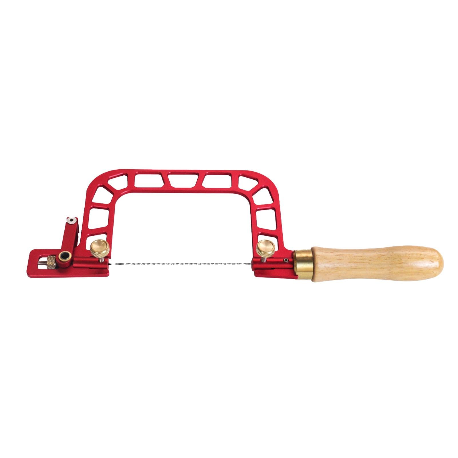 Sierra de aluminio, sierra de alambre de grabado, sierra de grabado de precisión, sierra de alambre de mano, sierra de corte rápido, autolimpiante, mango ergonómico de madera, herramientas manuales