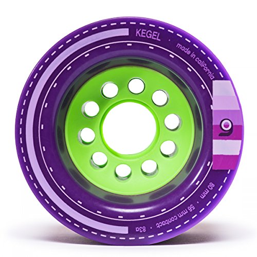 Roues de longboard Orangatang 80 mm profil c&ocirc;ne pour slides pr&eacute;cis - 2