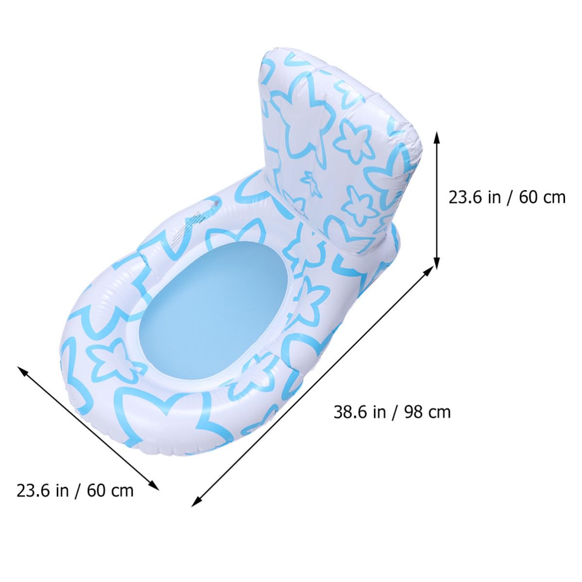 Aufblasbarer Schwimmring 1 Stück PVC Toiletten Design für Erwachsene
