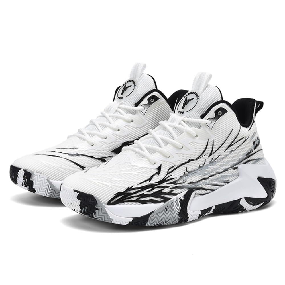 Zapatos Deportivos de Gran tamaño for Hombre, Zapatos Baloncesto Antideslizantes, Resistentes al Desgaste, Transpirables, Informales, for Correr Aire Libre